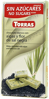 Фото Torras білий Algas y Flor de Sal Negra 75 г