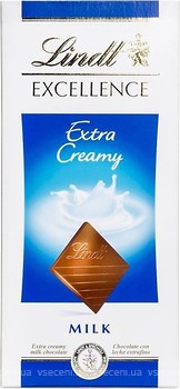 Фото Lindt Excellence молочный Extra Creamy 100 г