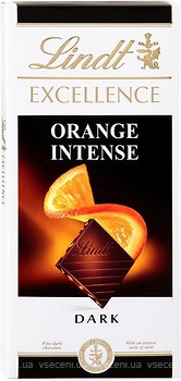 Фото Lindt Excellence темный со вкусом апельсина 100 г