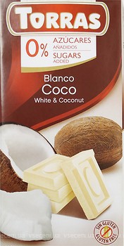 Фото Torras білий Coconut 75 г