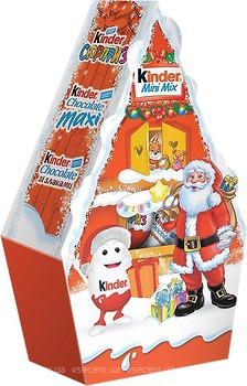 Фото Kinder шоколадний набір Новорічний Mini Mix 85.5 г