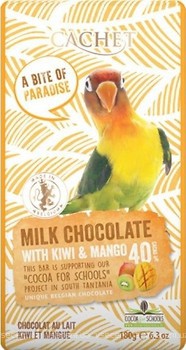 Фото Cachet молочний Tanzania Kiwi & Mango 180 г