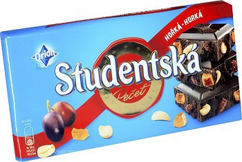 Фото Orion чорний Studentska з желе, арахісом і родзинками 180 г