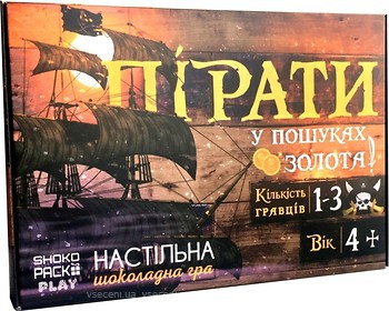 Фото Shokopack шоколадний ігровий набір Пірати 100 г