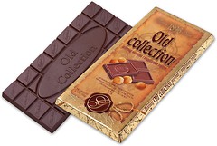 Фото Бісквіт-Шоколад молочний Old Collection з подрібненим горіхом 37% 100 г