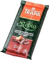 Фото Trapa молочный Stevia с фундуком 75 г