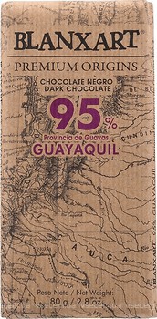 Фото Blanxart черный Guayaquil 95% 80 г