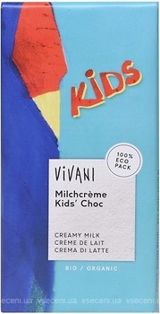 Фото Vivani молочний органічний Kids з молочним кремом 100 г