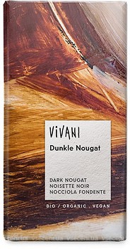 Фото Vivani чорний органічний із нугою 100 г