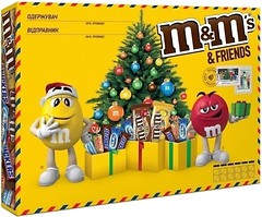 Фото M&M's шоколадний набір Friends Середня бандероль 230.5 г