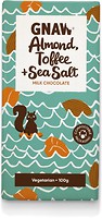 Фото Gnaw молочний Almond, Toffee & Sea Salt 100 г