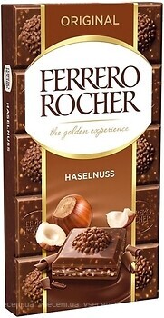 Фото Ferrero молочний Rocher Haselnuss 90 г