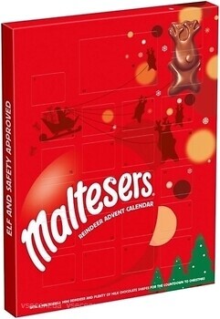 Фото Maltesers шоколодний набір Reindeer Chocolate Christmas Advent Calendar 108 г