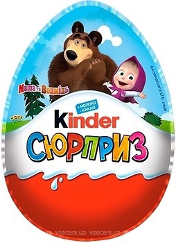 Фото Kinder Сюрприз Маша та Ведмідь 220 г