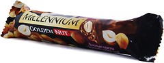 Фото Millennium Golden Nut Чорний шоколад із начинкою та цільними горіхами 40 г
