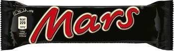 Фото Mars Батончик в молочном шоколаде с нугой и карамелью 51 г