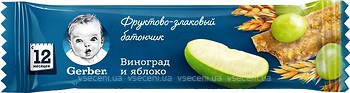 Фото Gerber Фруктово-злаковий Виноград і яблуко 25 г