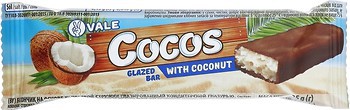 Фото Vale Cocos кокосовий у шоколадній глазурі 35 г
