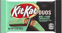 Фото KitKat Duos Mint + Dark Chocolate 42 г