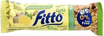 Фото Fitto Light Мюслі лимон-імбир 25 г