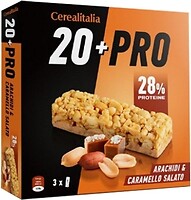 Фото Cerealitalia Злаковий 20+Pro арахіс і солона карамель 114 г