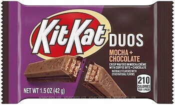 Фото KitKat Duos Mocha Creme and Chocolate Wafer 42 г