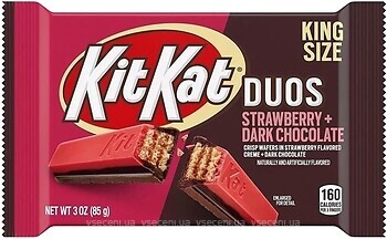 Фото KitKat Duos Strawberry and Dark Chocolate 42 г