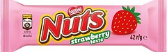 Фото Nuts Батончик Strawberry зі смаком полуниці 42 г