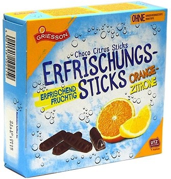 Фото Griesson Erfrischungs-Sticks Orange-Zitrone 150 г