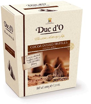 Фото Duc d'O Dusted Truffles With Cocoa Nibs 200 г