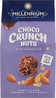 Фото Millennium Choco Crunch молочні з мигдалем, злаковими пластівцями та рисовими кульками 100 г