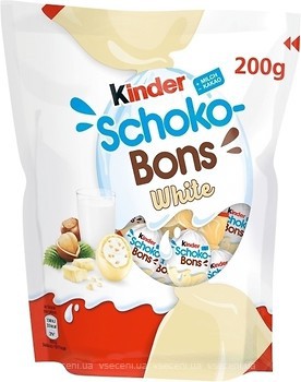 Фото Kinder Choco-Bons White 200 г