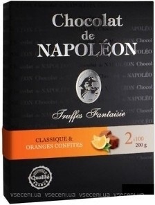 Фото Chocolat de Napoleon зі шматочками цукатів апельсина 200 г