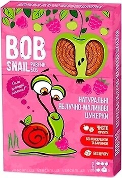 Фото Bob Snail яблучно-малинові 60 г