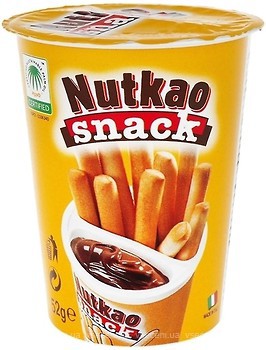 Фото Nutkao горіхова з какао і хлібними паличками 52 г