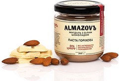 Фото Almazovъ ореховая миндаль с белым шоколадом 200 г