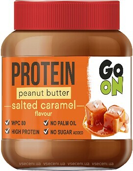 Фото Go On Nutrition арахісова з протеїном і солоною карамеллю 350 г