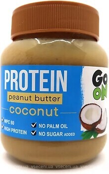 Фото Go On Nutrition арахісова з протеїном і кокосом 350 г