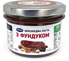 Фото VIVO шоколадна з фундуком 190 г