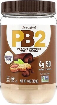 Фото PB2 Foods арахісова порошкова з какао 454 г