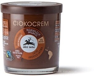 Фото Alce Nero шоколадно-горіхова Ciokocrem 180 г