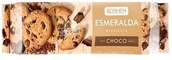 Фото Roshen печиво Esmeralda з шматочками глазурі 150 г