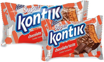 Фото Konti печиво Super Kontik шоколадний 100 г