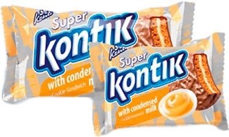 Фото Konti печиво Super Kontik зі згущеним молоком 100 г