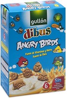 Фото Gullon дитяче печиво Dibus Mini Angry Birds 250 г