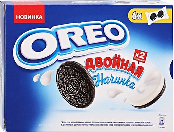 Фото Oreo печенье Двойная начинка 170 г