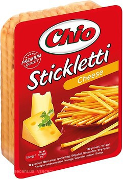Фото Chio соломка Stickletti зі смаком сиру 80 г