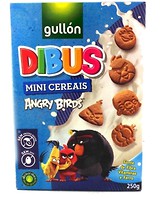 Фото Gullon дитяче печиво Dibus Mini Cereale Angry Birds 250 г