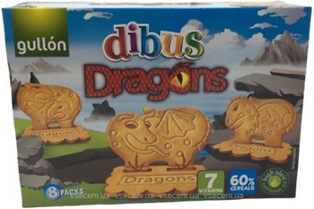 Фото Gullon печиво Dibus Dragons 300 г