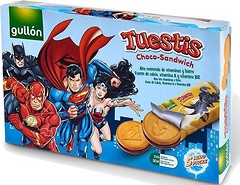 Фото Gullon сендвіч-печиво New Tuestis Choco-Sandwich Heroes 315 г